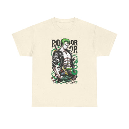 Anime-Inspired Unisex Heavy Cotton Tee, Graphic Tee, Manga Shirt, Gift for Fans, Streetwear Style, Casual Attire