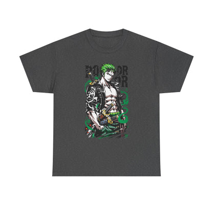 Anime-Inspired Unisex Heavy Cotton Tee, Graphic Tee, Manga Shirt, Gift for Fans, Streetwear Style, Casual Attire