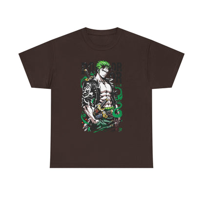 Anime-Inspired Unisex Heavy Cotton Tee, Graphic Tee, Manga Shirt, Gift for Fans, Streetwear Style, Casual Attire