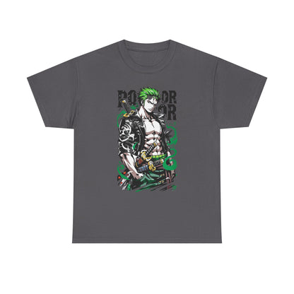 Anime-Inspired Unisex Heavy Cotton Tee, Graphic Tee, Manga Shirt, Gift for Fans, Streetwear Style, Casual Attire